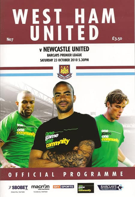 West Ham United FC v Newcastle United FC